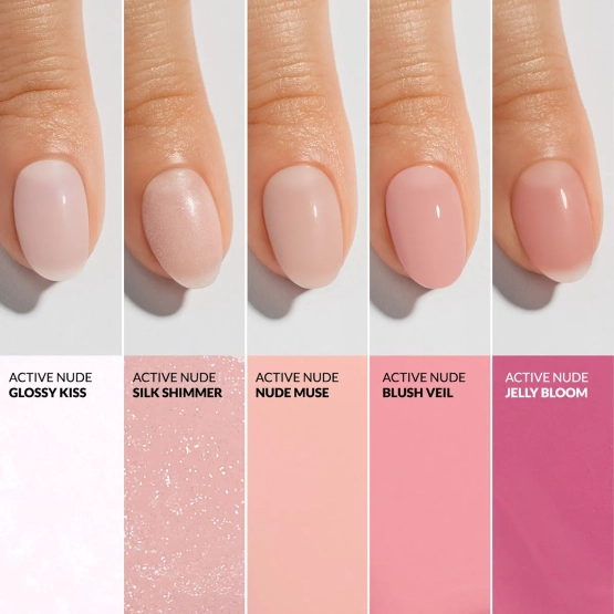 Claresa Nails Active Nude Lakier klasyczny Glossy Kiss 9,5ml
