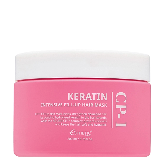 CP-1 Esthetic House Keratin Intensive Fill-up Hair Mask - Intensywnie regenerująca maska do włosów suchych i łamliwych z keratyną 200ml