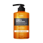 KUNDAL Honey & Macadamia Pure Natural Moisturizing Refreshing Body Wash Cherry Blossom - naturalny żel pod prysznic nawilżająco-odświeżający Kwiat wiśni 500ml