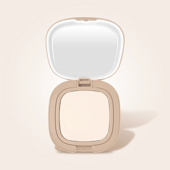 LOVRO LED Setting Powder - Transparentny puder prasowany utrwalający z lusterkiem LED 7,5 g