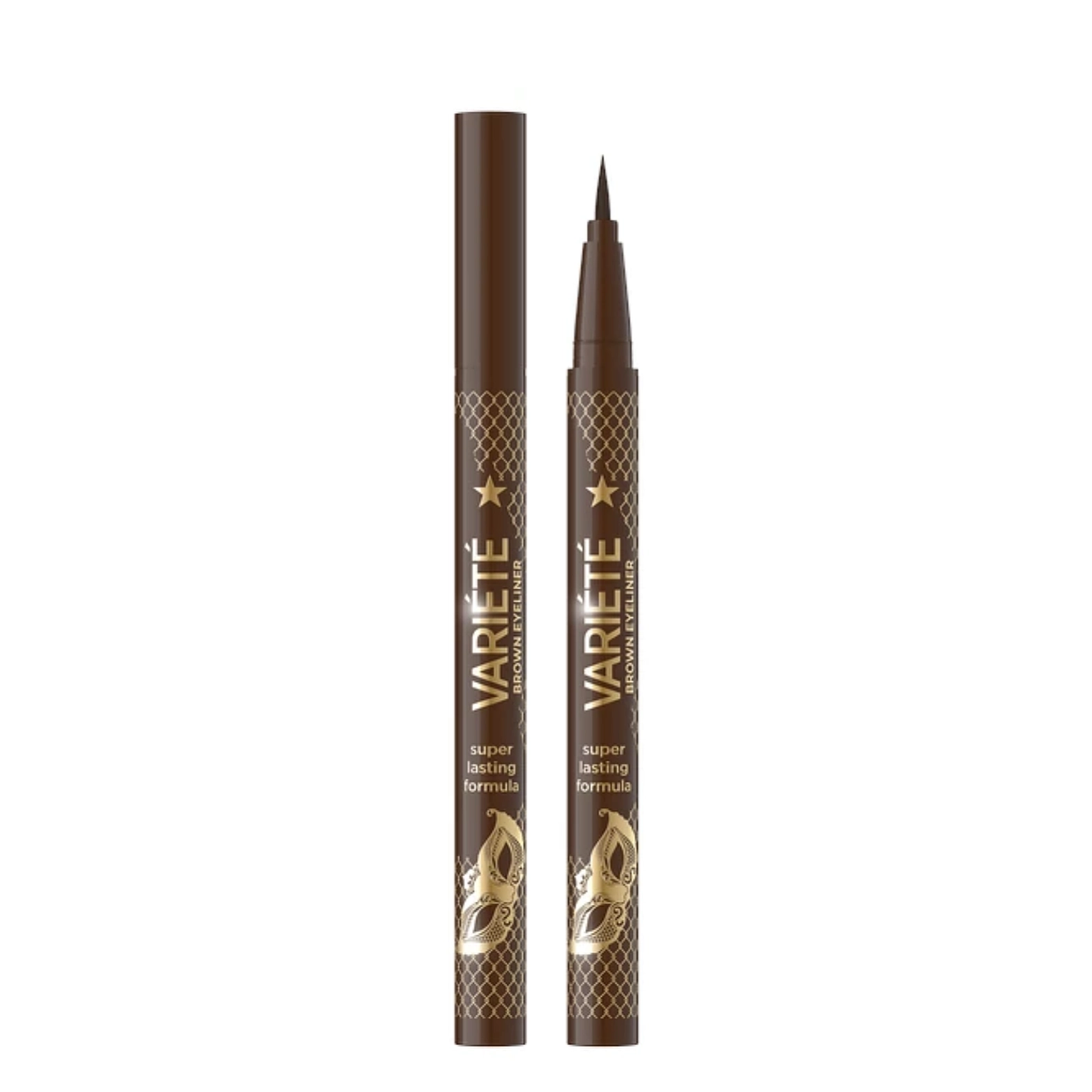 Eveline Cosmetics Eyeliner w pisaku Variete - Brązowy, 4ml
