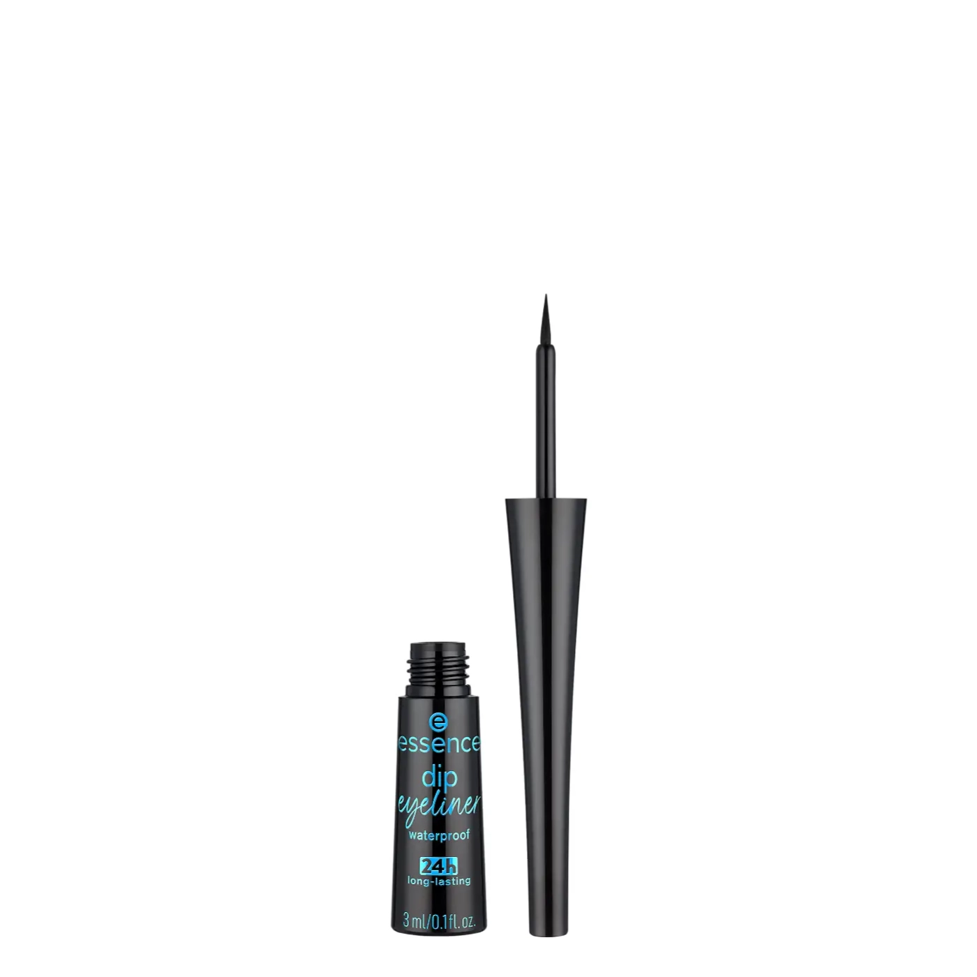 essence the Dip eyeliner 24h long-lasting, Wodoodporny eyeliner w płynie - 01 black