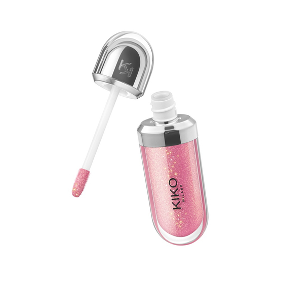 KIKO Milano 3D Hydra Lipgloss zmiękczający błyszczyk do ust z efektem 3D 26 Sparkling Hibiscus Pink 6.5ml