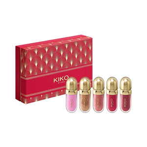 KIKO Milano Twist 'N Twinkle Holiday The Fabulous 5 Mini Lips Gift Set zestaw mini błyszczyków do ust 5x3.5ml