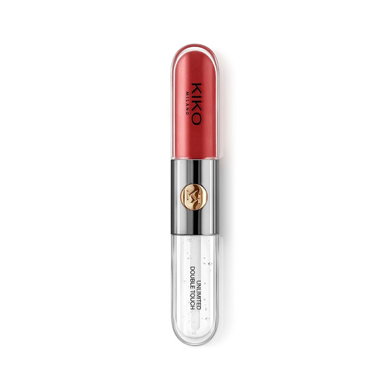 KIKO Milano Unlimited Double Touch dwuetapowa płynna pomadka do ust 106 Satin Ruby Red 6ml