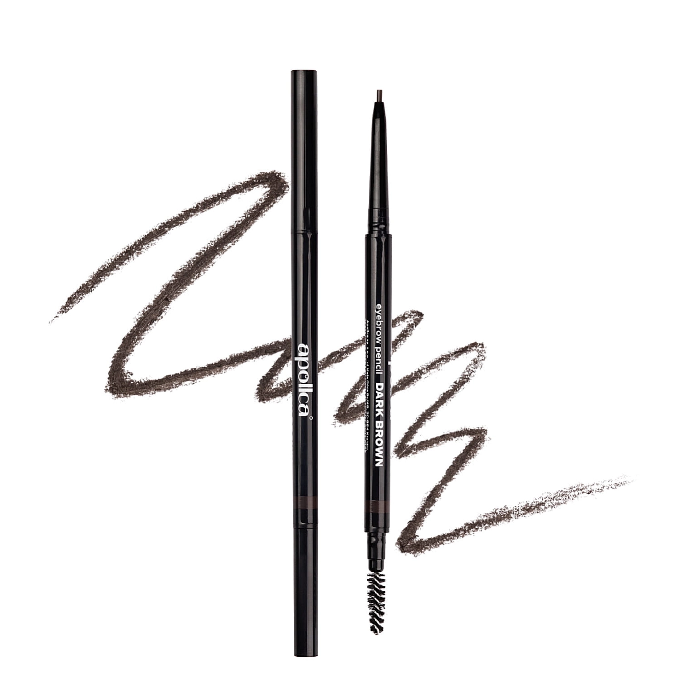 Apollca Brow Pencil - Kredka do brwi - DARK BROWN
