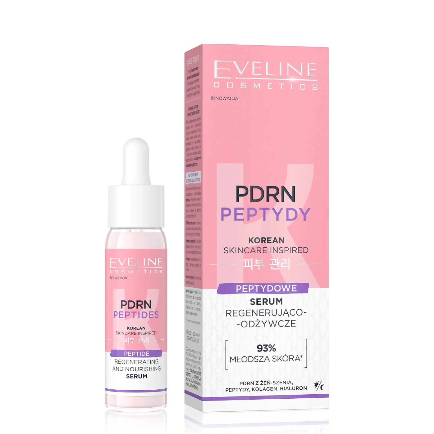 Eveline Cosmetics PDRN Peptydowe Serum Regenerująco-Odżywcze 30 ml