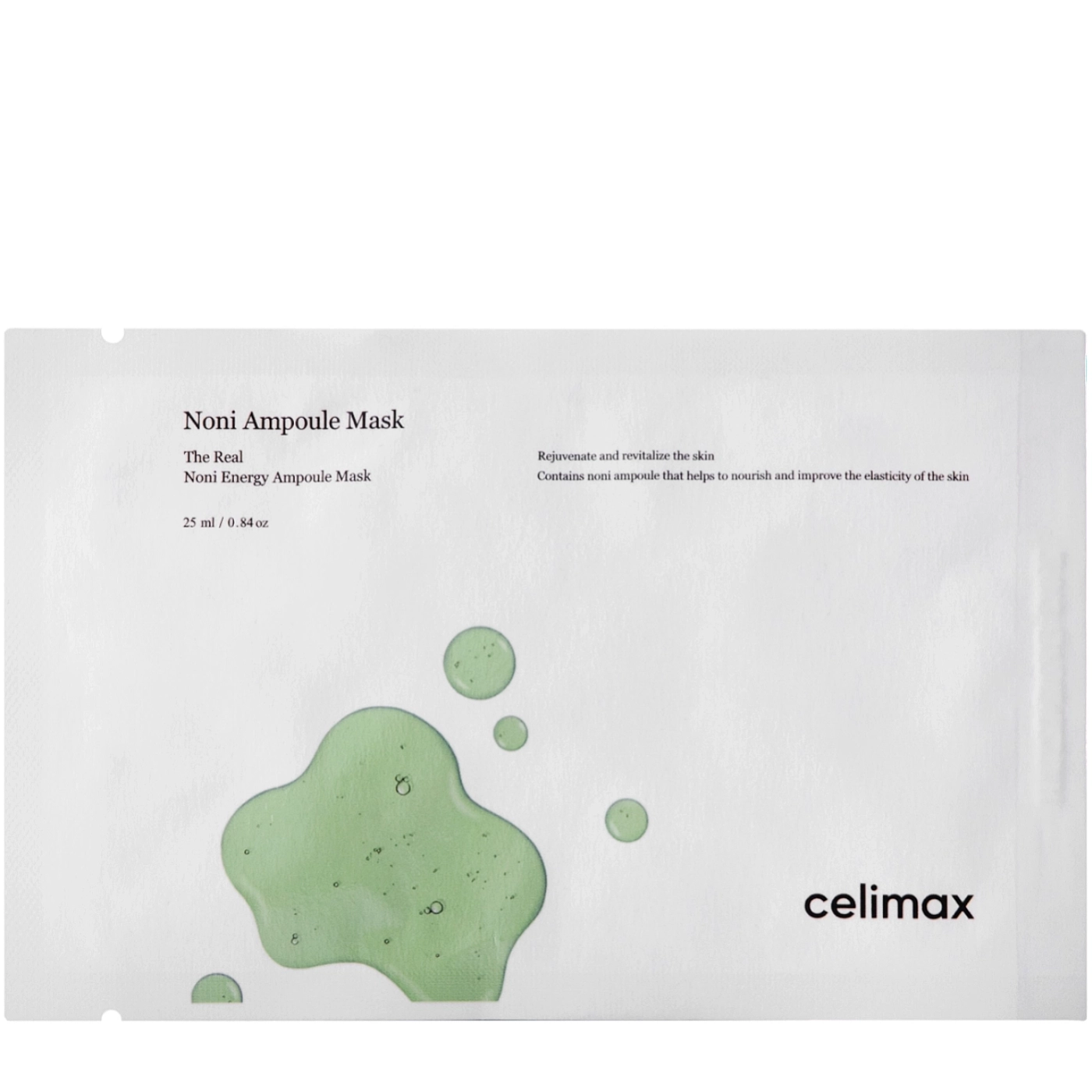 Celimax The Real Noni Energy Ampoule Mask - Maska w Płachcie z Ekstraktem z Morwy Indyjskiej 1szt