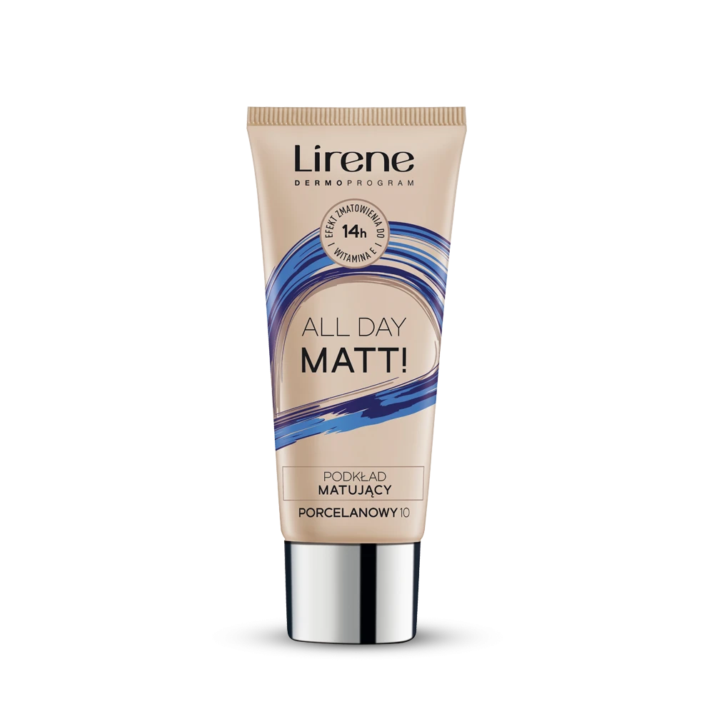 Lirene Nature Matte podkład matujący do twarzy 10 Porcelanowy 30ml