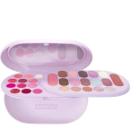 Pupa Milano Make My Day Plus Make-Up Palette - Paleta do makijażu twarzy, oczu i ust 001 Violet 24,3 g