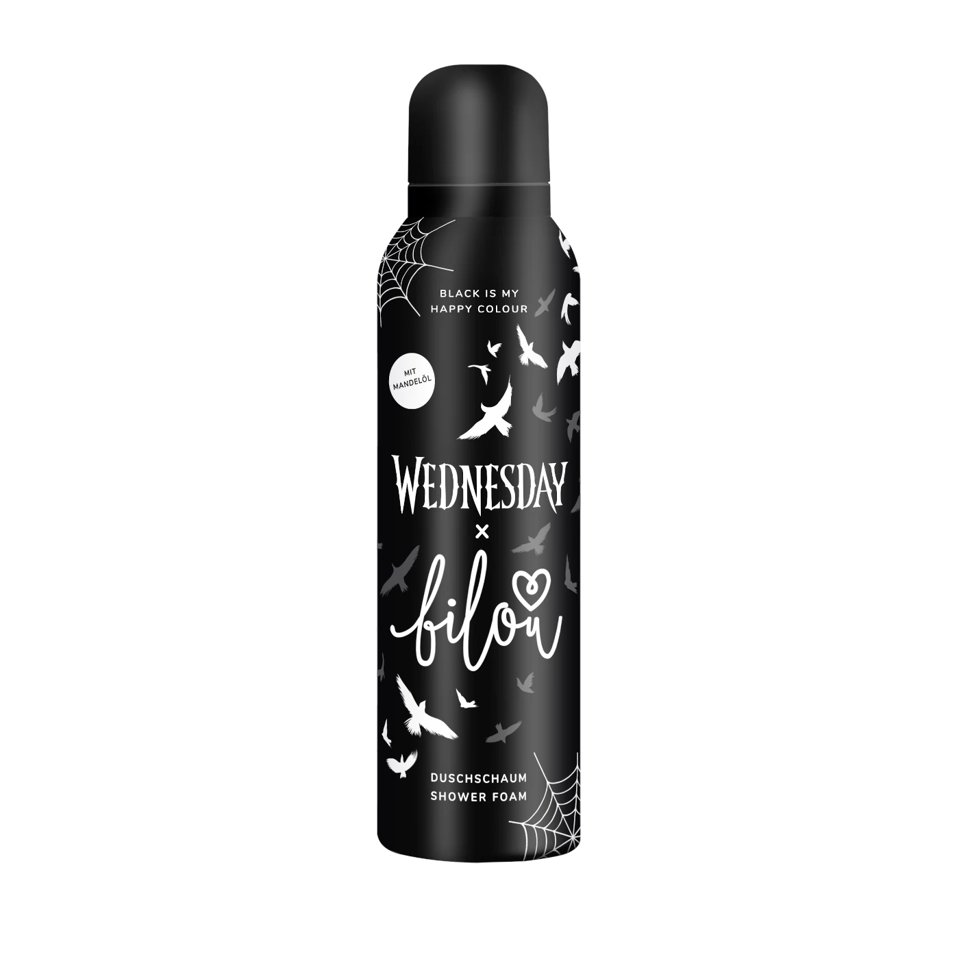 Bilou x Wednesday Pianka pod prysznic pianka pod prysznic Black Is My Happy Colour 200ml