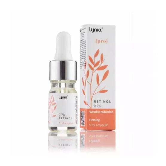 Lynia PRO ampułka z Retinolem 0,7%, 5ml - Data ważności 2026-09-29