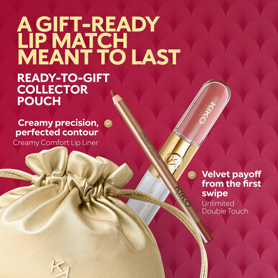 KIKO Milano Twist 'N Twinkle Holiday Meant To Match Lips Gift Set zestaw podarunkowy do makijażu ust 02