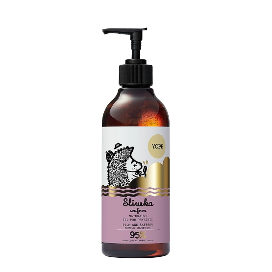 YOPE Botanica Śliwka Szafran Żel pod prysznic 400 ml