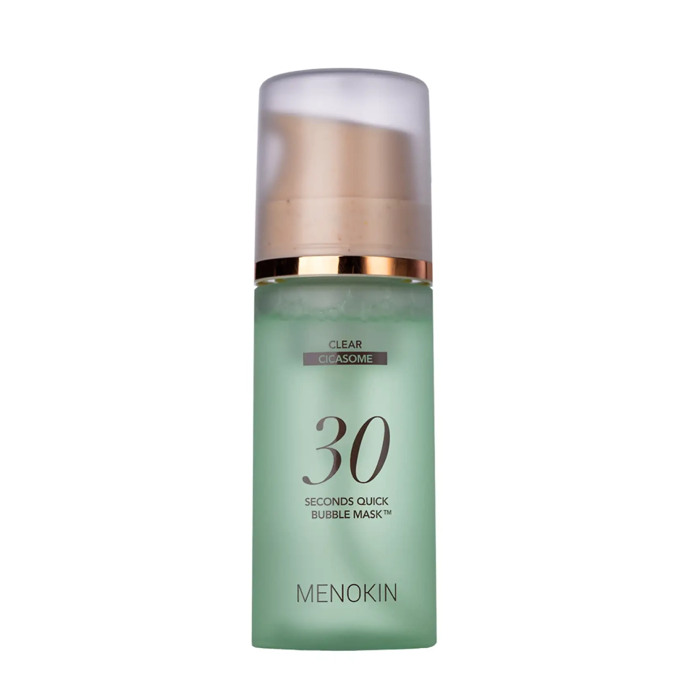 MENOKIN 30 Seconds Quick Bubble Mask Clear - Kojąca Maska do Twarzy w Piance z niacynamidem i CICA 95ml