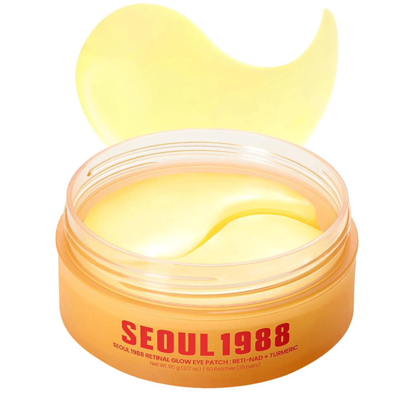 K-SECRET SEOUL 1988 Retinal Glow Eye Patch : RETI-NAD + TURMERIC - Rozjaśniające płatki pod oczy z retinalem, NAD i kurkumą 60zt.