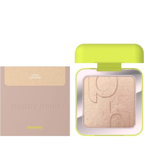 POPPY HEAD Strobelly Baked Highlighter - Wypiekany rozświetlacz do twarzy 03 Sunsip