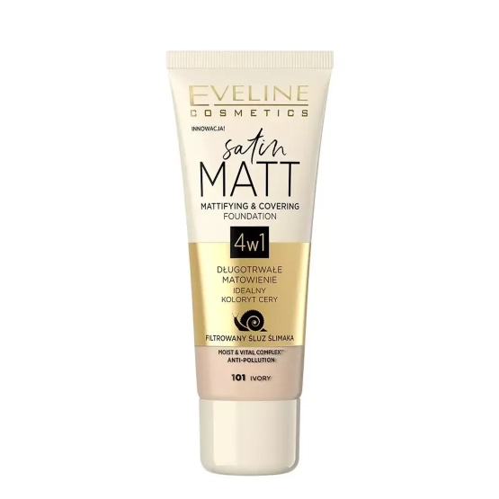 Eveline Cosmetics Satin Matt foundation 101 Ivory