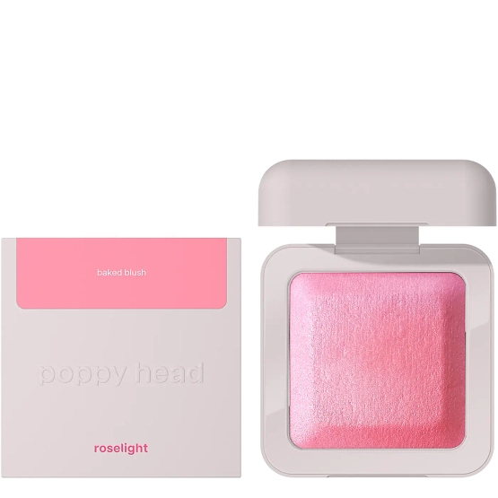 POPPY HEAD Roselight Blush - Wypiekany róż rozświetlający 01 Rose Pearl 8.2 g