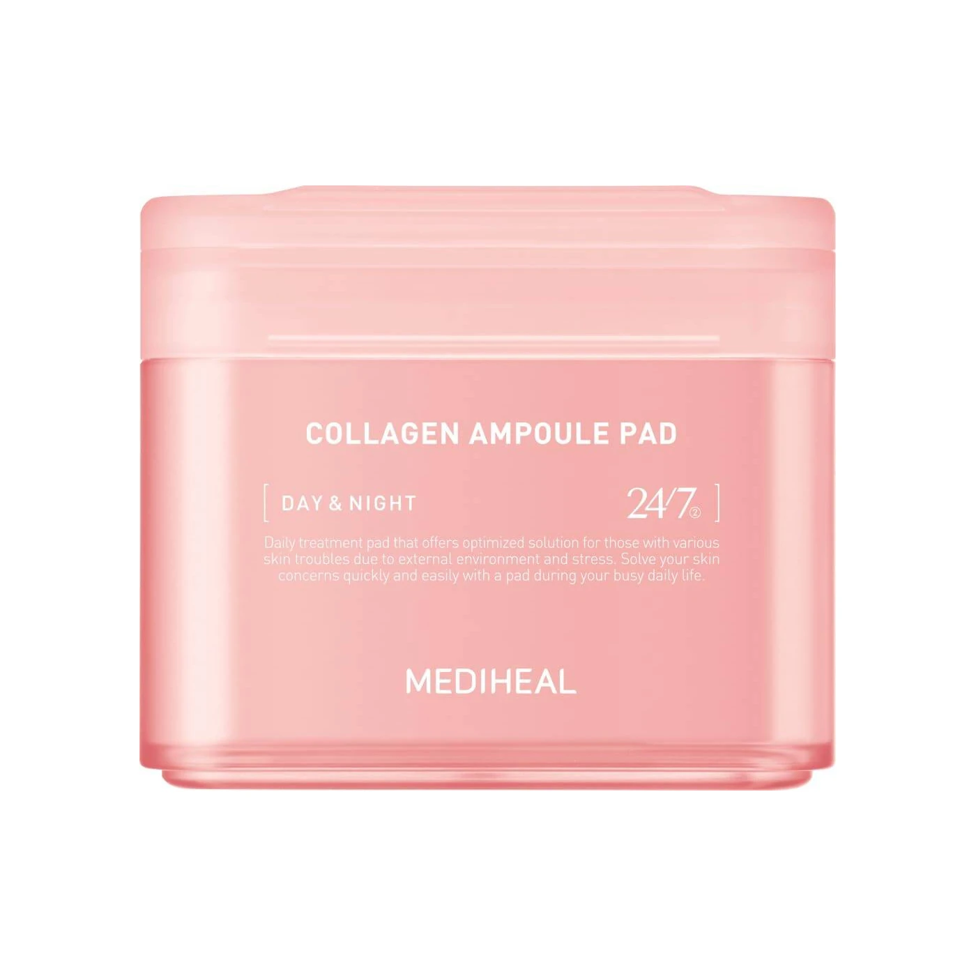 MEDIHEAL Płatki tonizujące do twarzy z kolagenem Collagen Ampoule Pad 100 szt.
