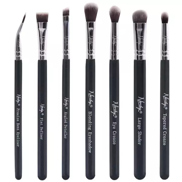 Nanshy Eye Brush Set Onyx Black Zestaw 7 pędzli do oczu
