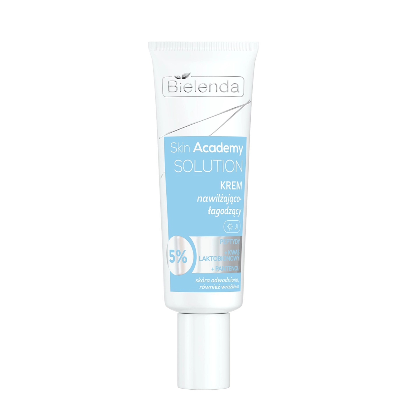 Bielenda Skin Academy Solution Krem nawilżająco łagodzący peptydy z kwasem laktobionowym i pantenolem 50 ml