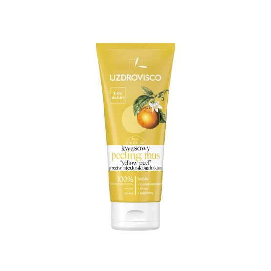 UZDROVISCO Kwasowy peeling mus przeciw niedoskonałościom 100% bio kwas salicylowy 60ml