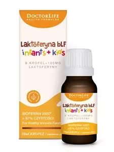 Doctor Life Laktoferyna bLF Infants + Kids 100mg suplement diety w kroplach 10ml