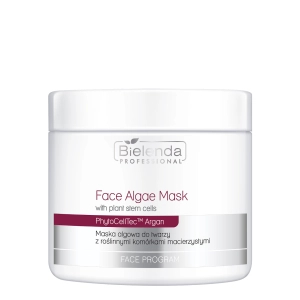 Bielenda Professional Face Algae Mask -  Maska algowa do twarzy z komórkami macierzystymi PhytoCellTec TM Argan 190 g