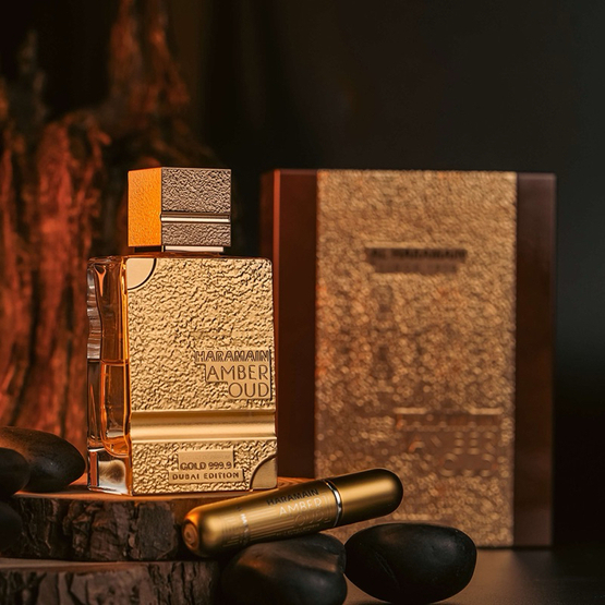 Al Haramain Amber Oud Gold 999.9 Dubai Edition ekstrakt perfum spray 75ml