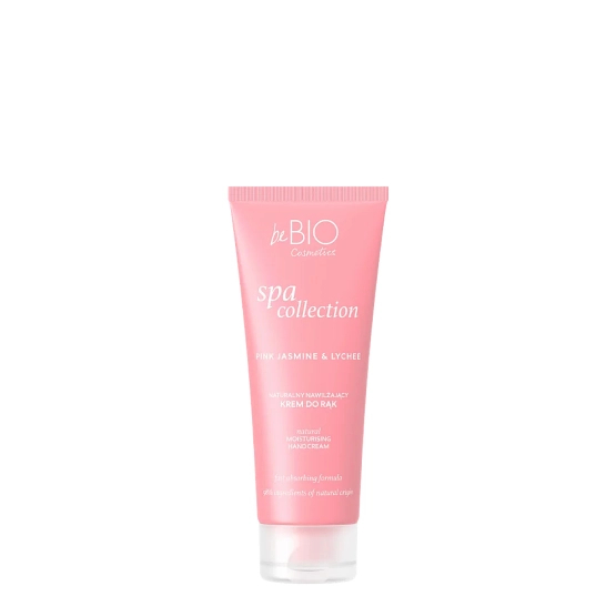 beBIO Home & SPA Collection Naturalny nawilżający krem do rąk Pink Jasmine & Lychee 50ml
