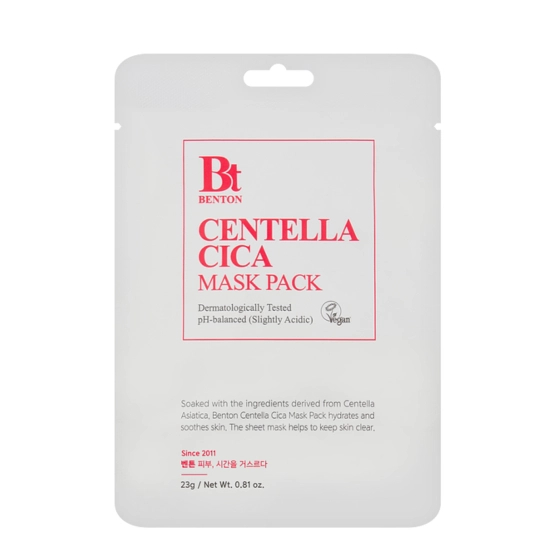 Benton Centella Cica Mask - Łagodząca maska w płachcie 1szt.