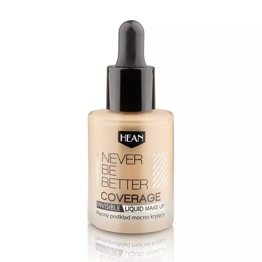 Hean Podkład mocno kryjący NEVER BE BETTER COVERAGE 102 Glory Beige