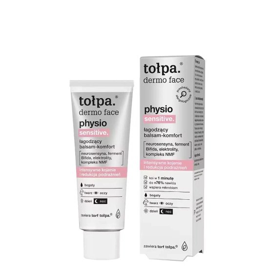 tołpa. dermo face physio łagodzący balsam komfort bogaty 40 ml
