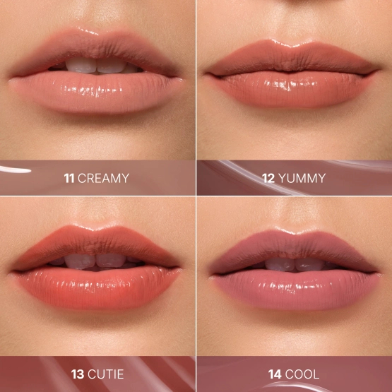 Eveline Cosmetics VinyLove Nudes Długotrwała pomadka płynna z efektem gloss - 12 Yummy 4ml