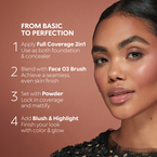 KIKO Milano Full Coverage 2-In-1 Foundation & Concealer mocno kryjący podkład i korektor 2 w 1 NG100 Neutral Gold 100 25ml
