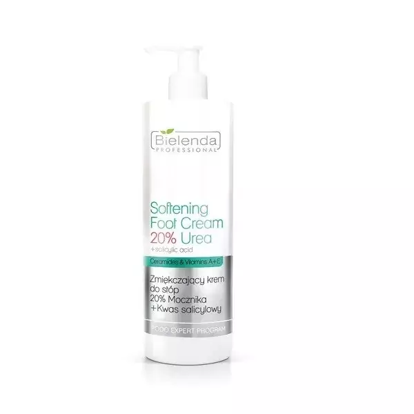 Bielenda Professional Zmiękczający krem do stóp z mocznikiem 20% + kwas salicylowy 500ml
