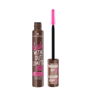 essence Lash Without Limits Tubing Brown Extreme Lengthening & Volume Mascara - Brązowa maskara wydłużająca i pogrubiająca 05 13ml