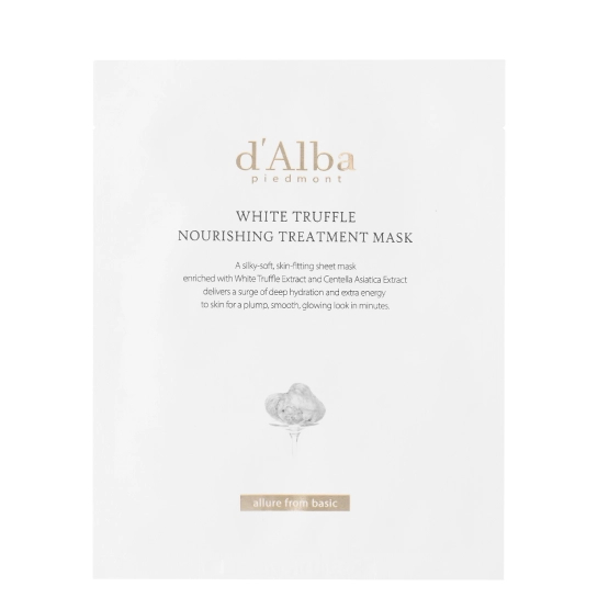 d'Alba White Truffle Nourishing Treatment Mask - Odżywcza Maska do Twarzy w Płachcie 1szt.
