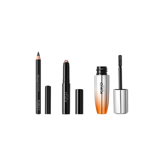 KIKO Milano Twist 'N Twinkle Holiday Mini Glance Eyes Gift Set zestaw podarunkowy do makijażu oczu