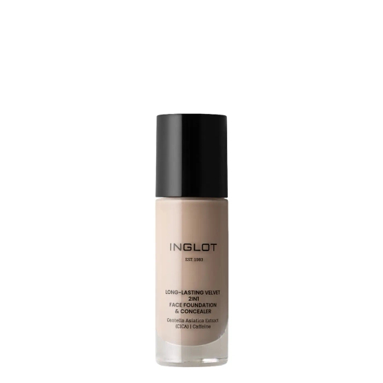 Inglot Long-Lasting Velvet - Podkład i korektor do twarzy 2w1 705