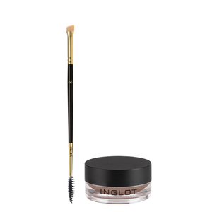 Inglot x M Brush Zestaw do makijażu brwi - Pędzel i konturówka nr 11