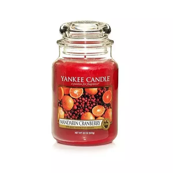 Yankee Candle ŚWIECA W SŁOIKU DUŻA Mandarin Cranberry