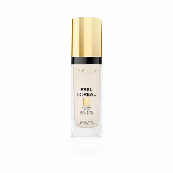 Claresa Feel So Real Upiększający podkład 01 Fair-Light 30ml