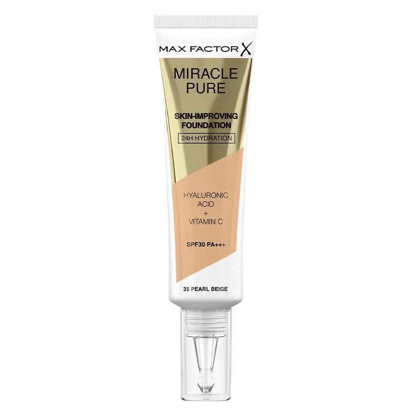 Max Factor Miracle Pure SPF30 PA+++ podkład poprawiający kondycję skóry 35 Pearl Beige 30ml