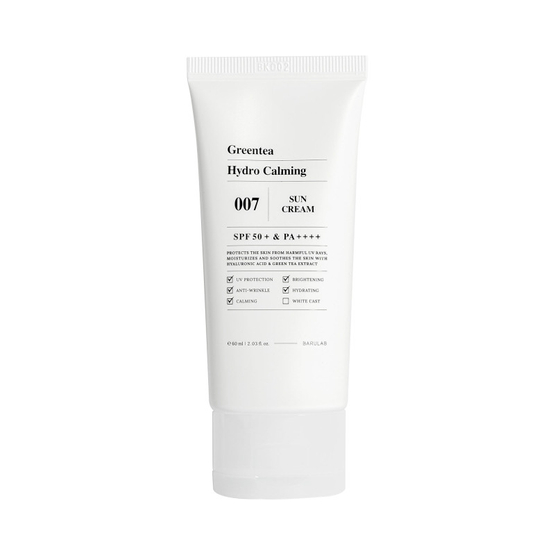BARULAB GREENTEA Nawilżający krem przeciwsłoneczny z zieloną herbatą 60 ml