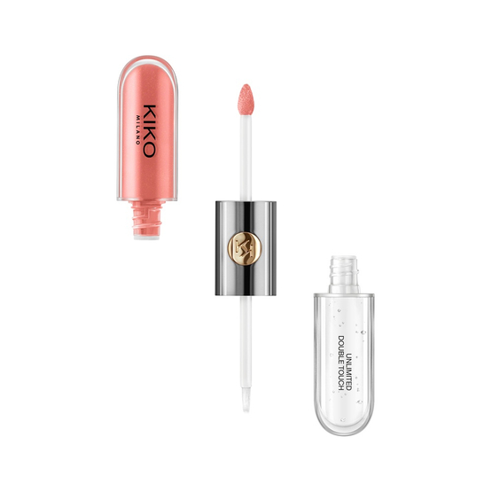 KIKO Milano Unlimited Double Touch dwuetapowa płynna pomadka do ust 113 Satin Coral 6ml