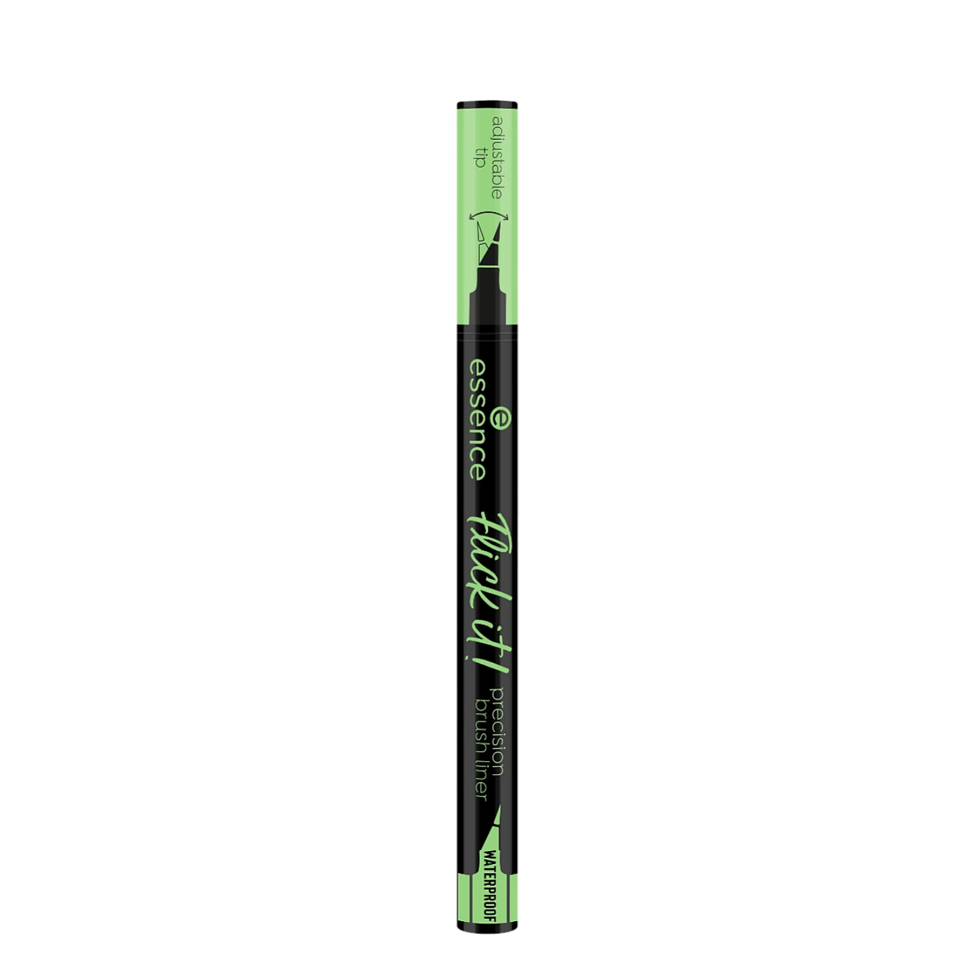 essence Flick It! Precision Brush Liner Waterproof - Precyzyjny wodoodporny eyeliner w pędzelku 01