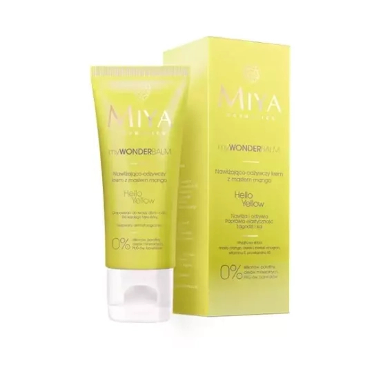 MIYA myWONDERBALM Nawilżająco-odżywczy krem do twarzy z masłem mango Hello Yellow 75ml
