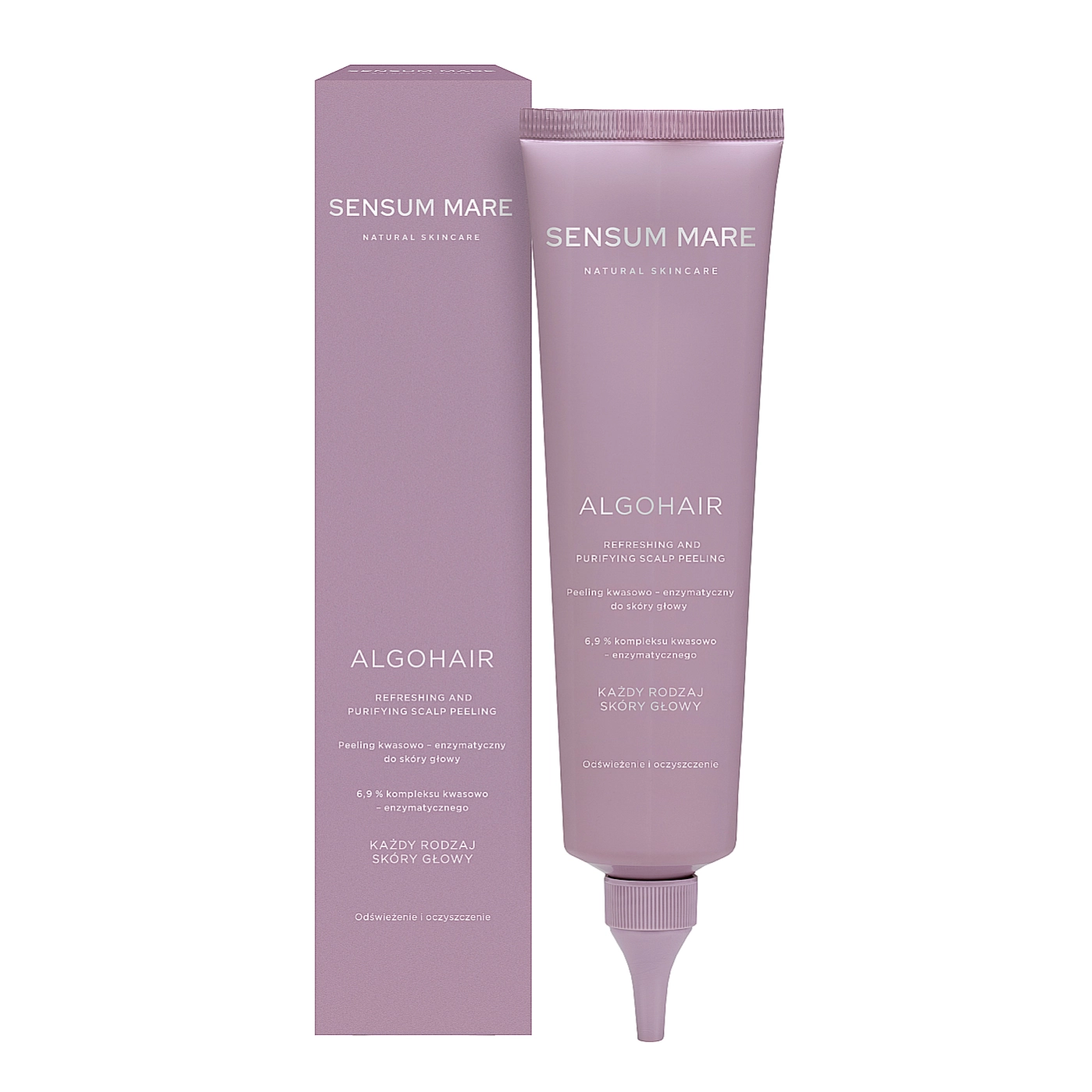 Sensum Mare ALGOHAIR Refreshing and purifying scalp peeling Peeling kwasowo-enzymatyczny do skóry głowy 150ml